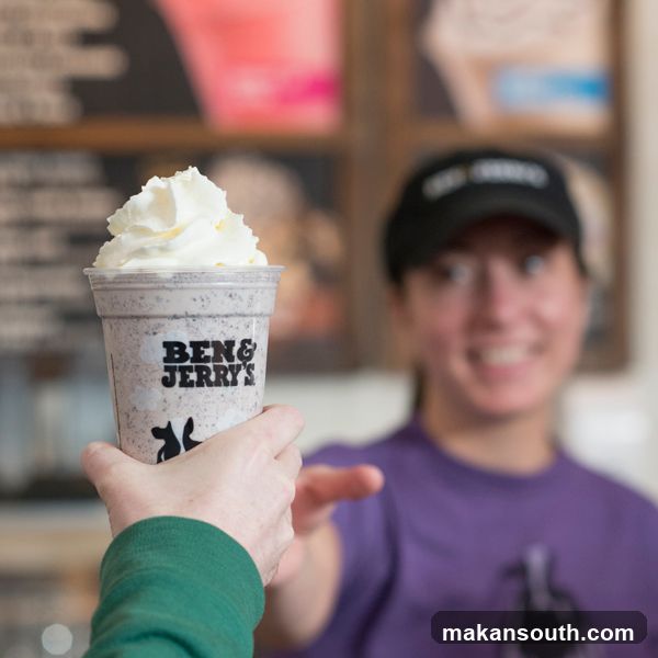 Ben & Jerry's Shake Offered by Staff