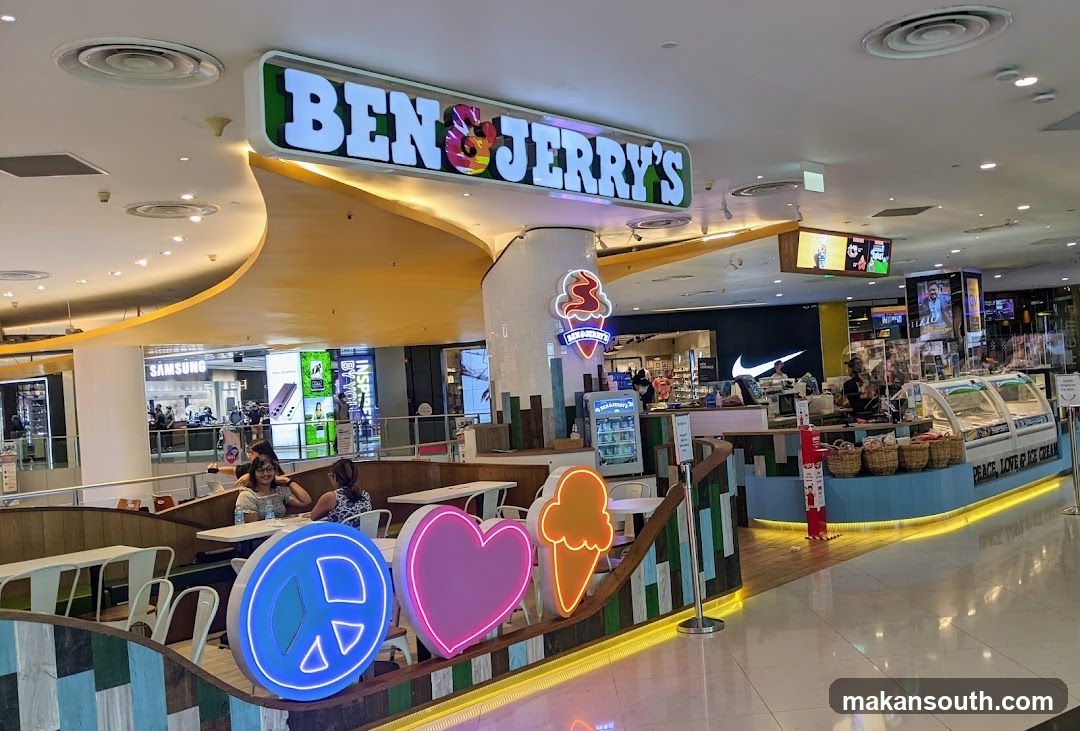 Ben & Jerry's Ice Cream Shop Interior
