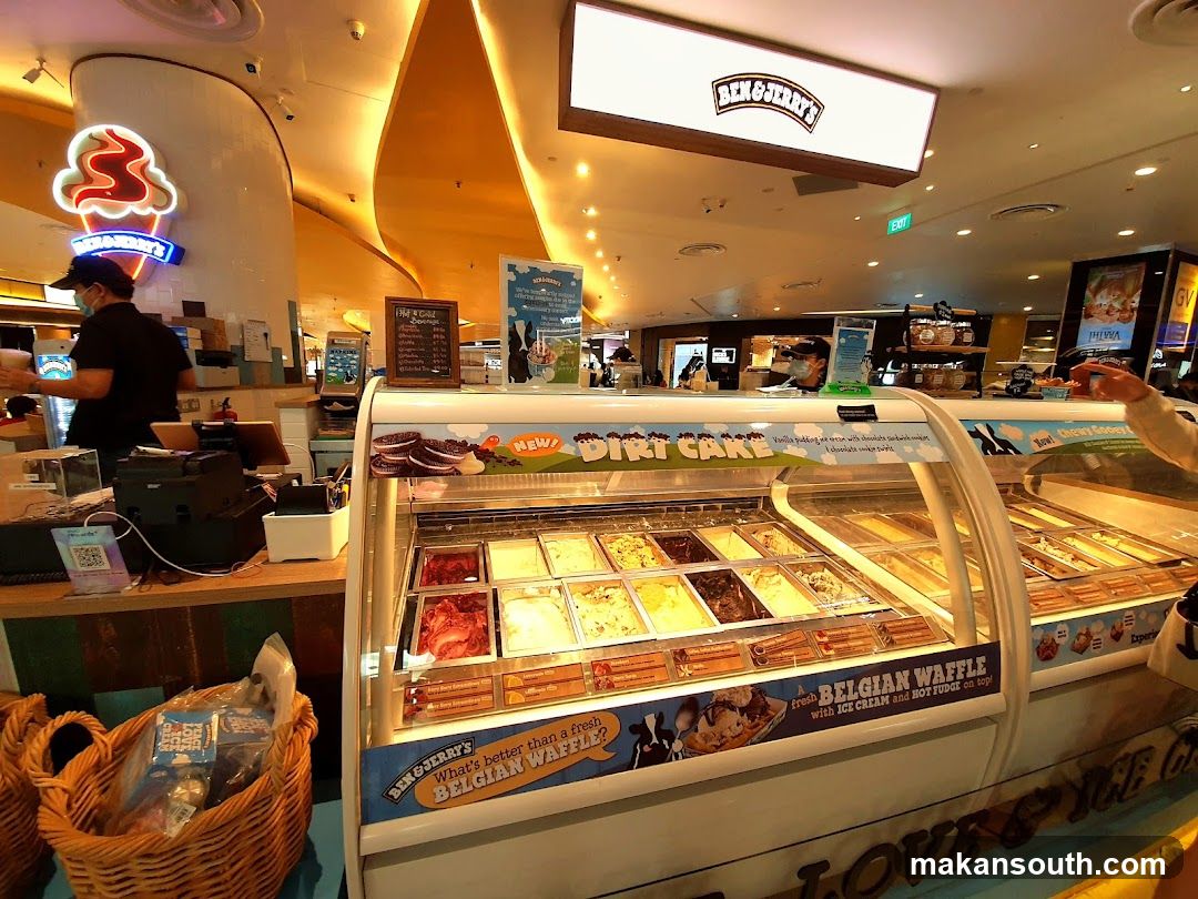 Ben & Jerry's Ice Cream Shop Interior