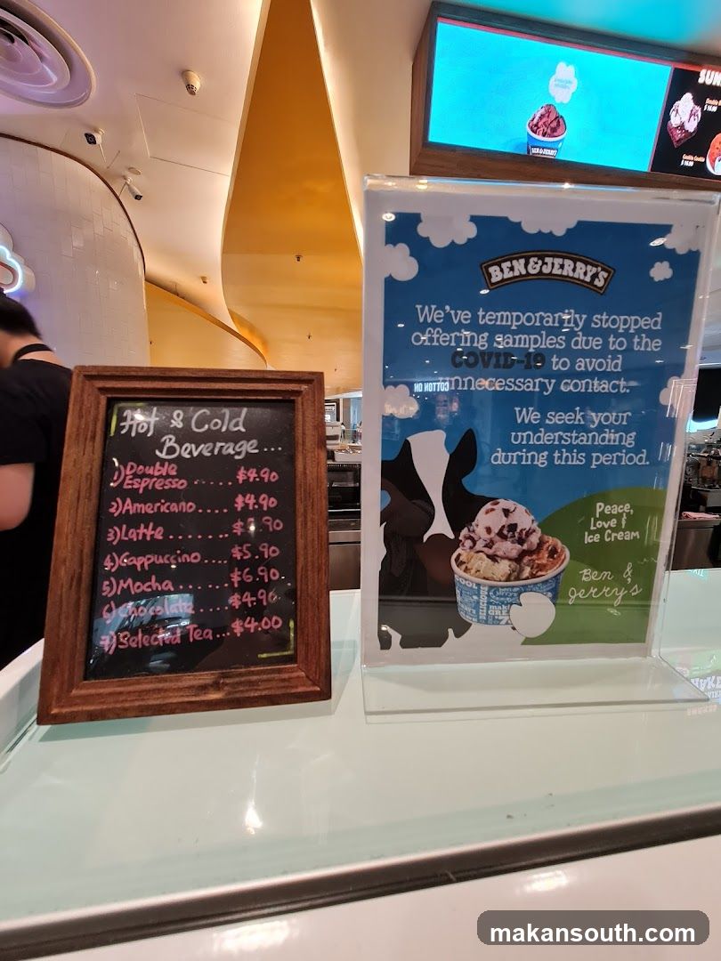 Ben & Jerry's Store Interior Display