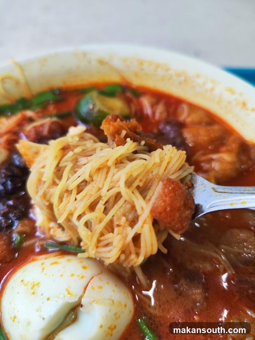 Spicy Noodle Bowl with Boiled Egg