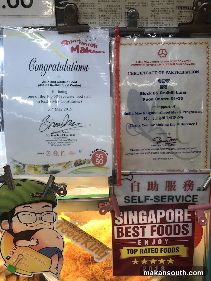 Singapore Food Stall Certificates and Signage