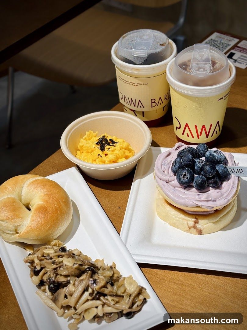 Breakfast Spread at Pawa Bakery