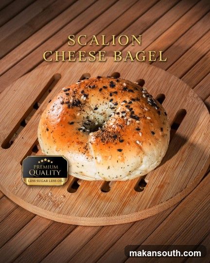 Scalion Cheese Bagel