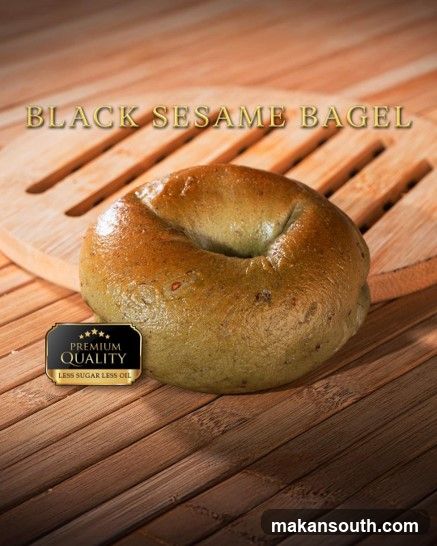 Black Sesame Bagel