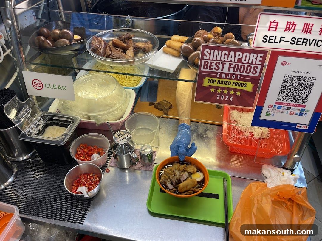 Singapore Food Stall Display