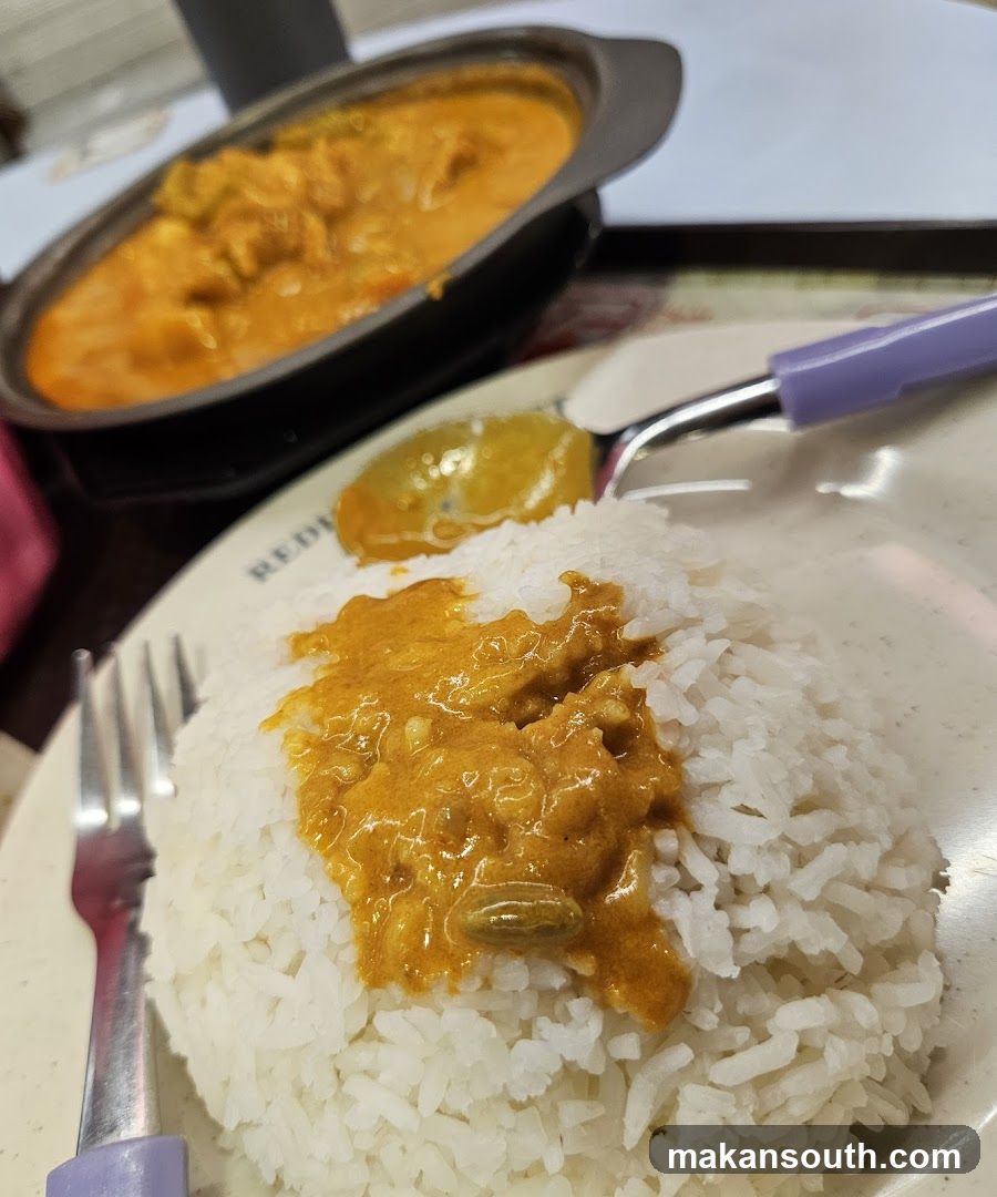 Curry Rice with Side Dish