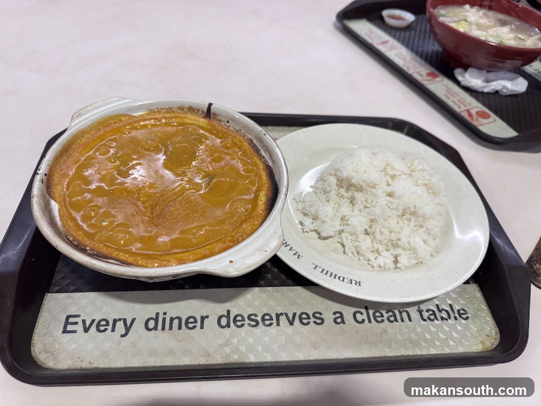 Cantonese-style curry rice meal
