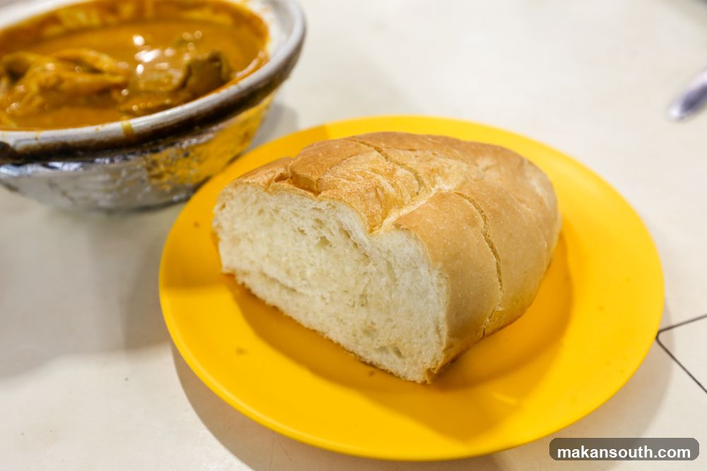 Bread and Curry Dish