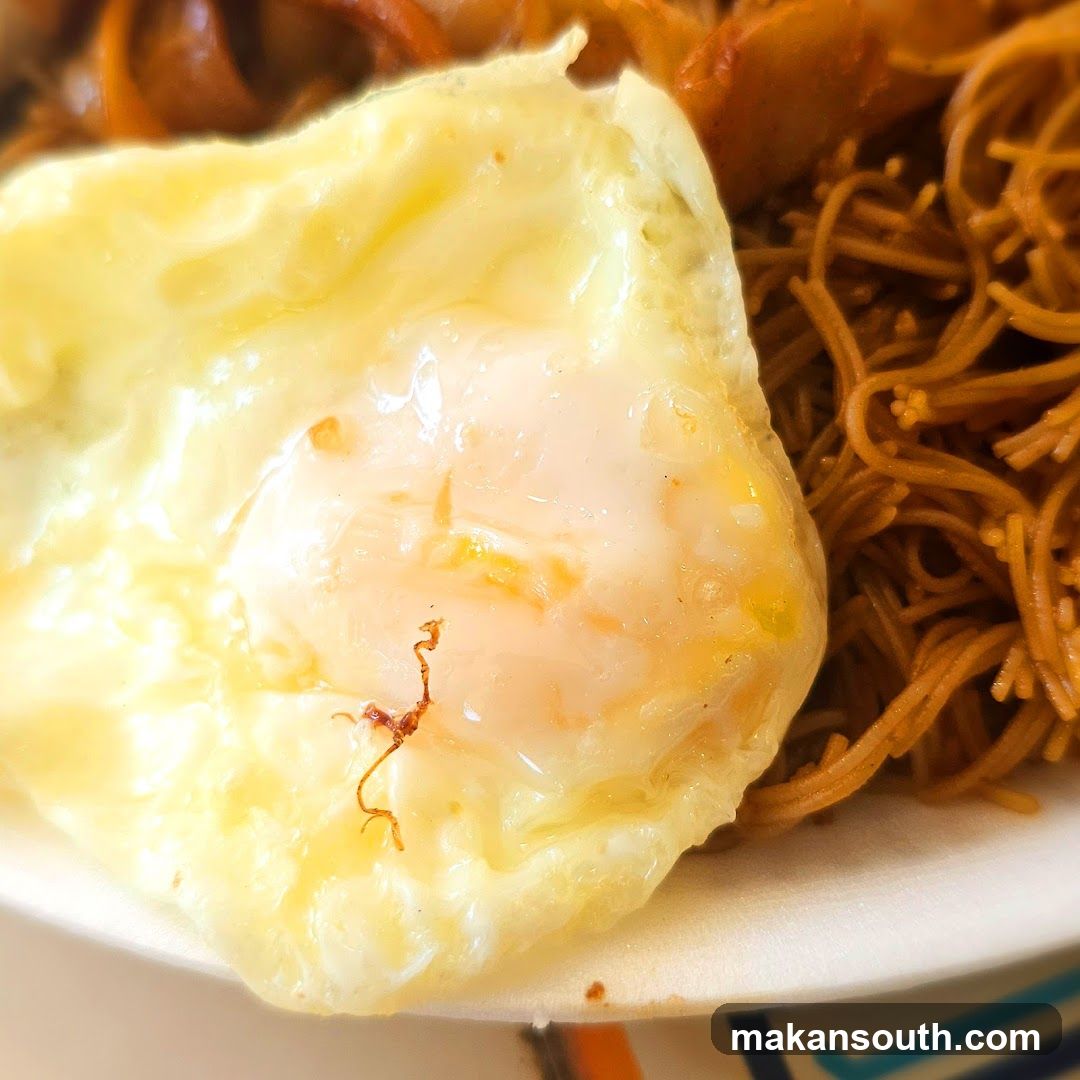 Fried Egg and Noodles