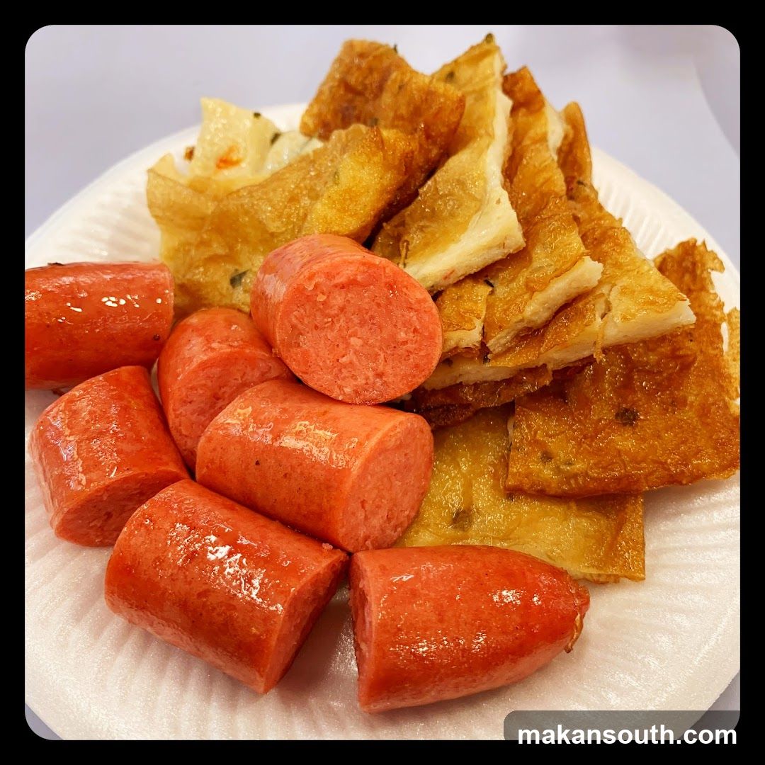 Sausage and Fried Dough Plate