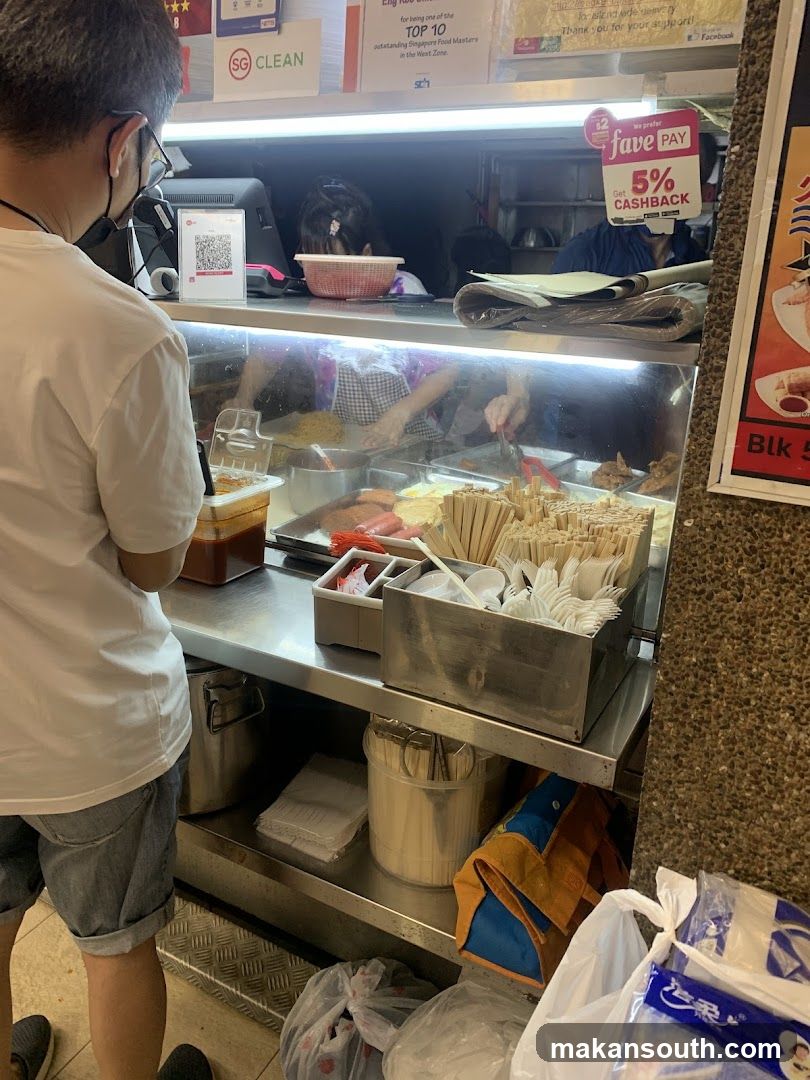 Food Stall Interior View