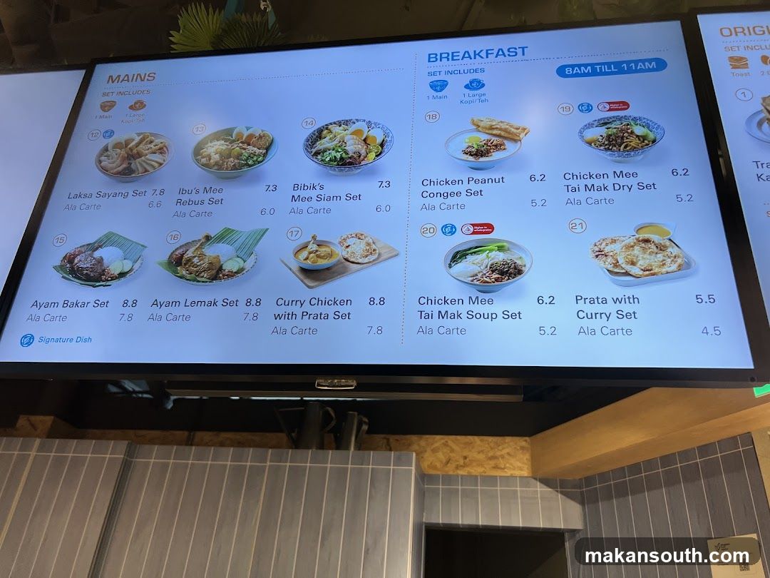 Restaurant Menu Board