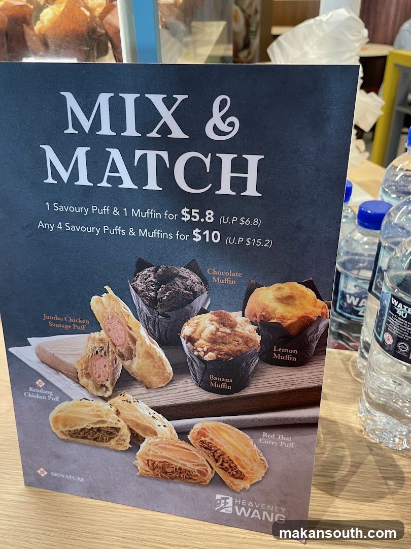 Heavenly Wang Mix & Match Menu