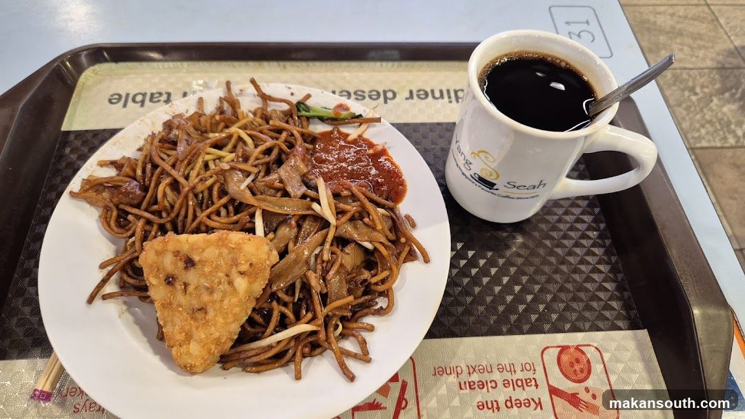 Noodles and Coffee Meal