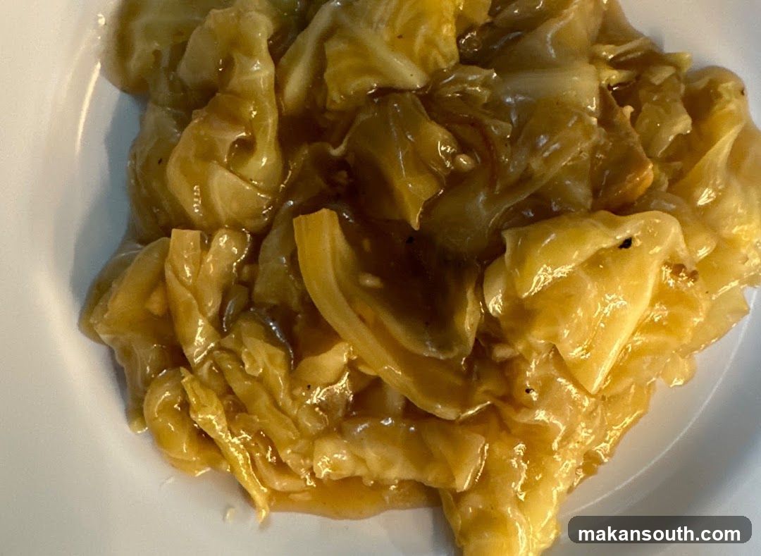 Sauced Cabbage Dish