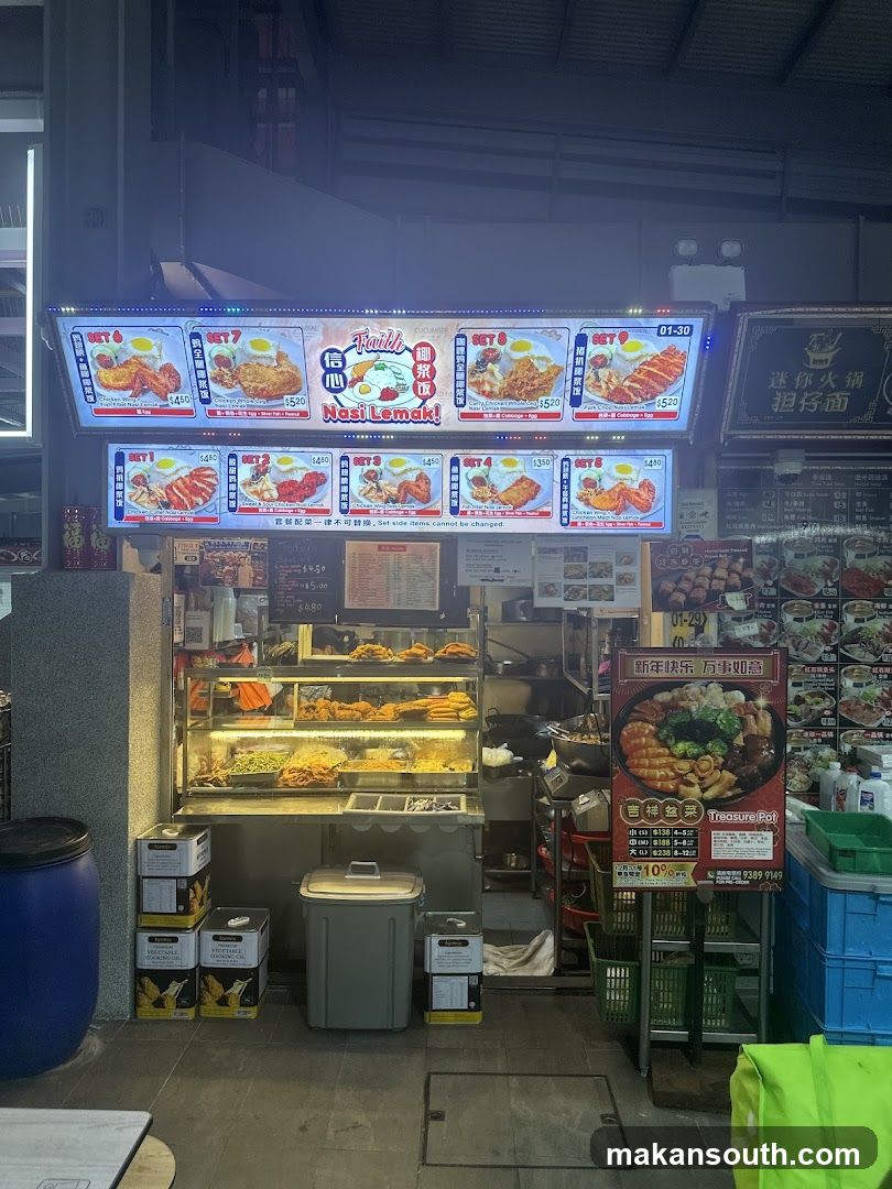 Food Stall Interior View