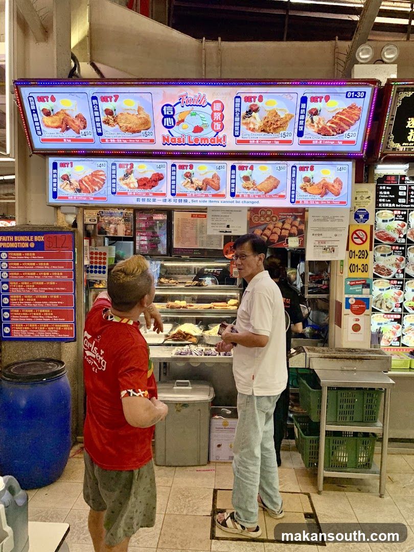 Nasi Lemak Stall Interior