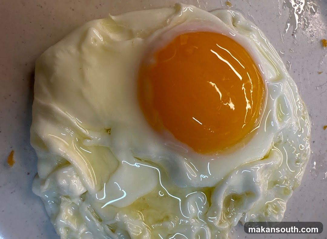 Fried Egg on Plate