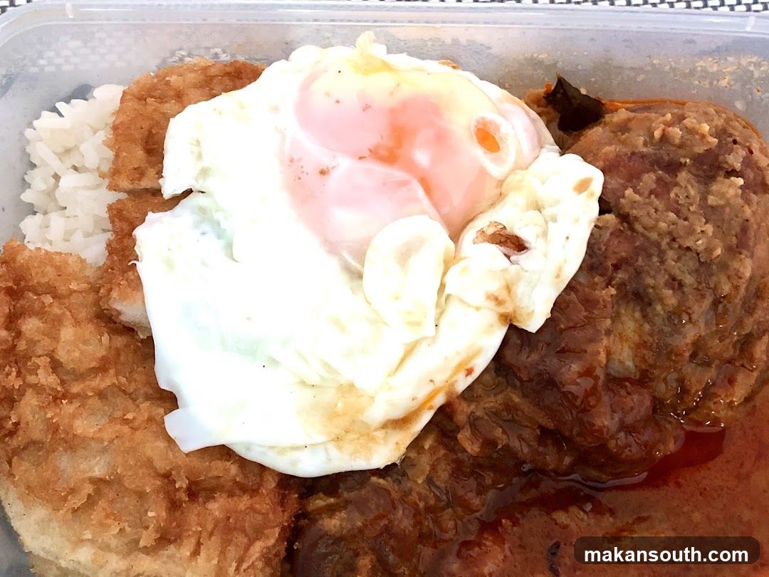 Fried Rice with Meatballs and Egg