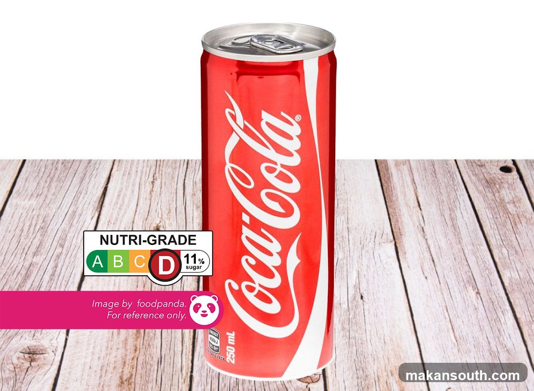 Coca-Cola Can with Nutri-Grade Label