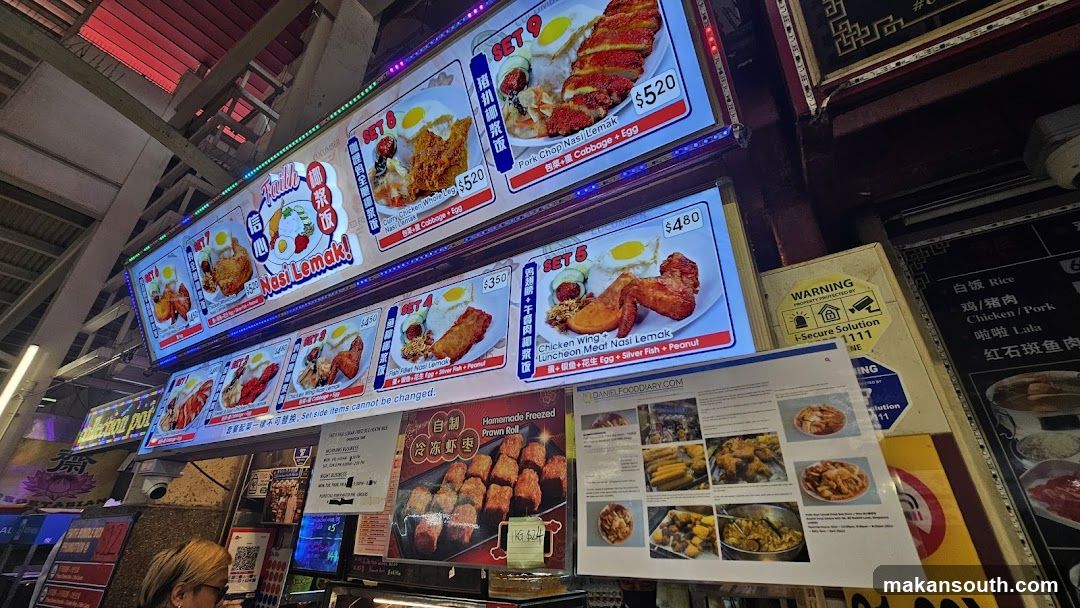 Food Stall Signage and Menu Display