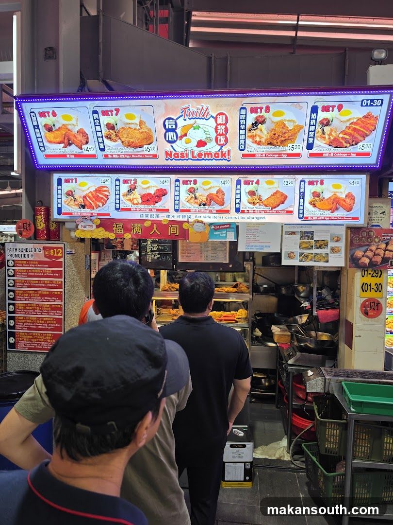 Nasi Lemak Stall Interior View