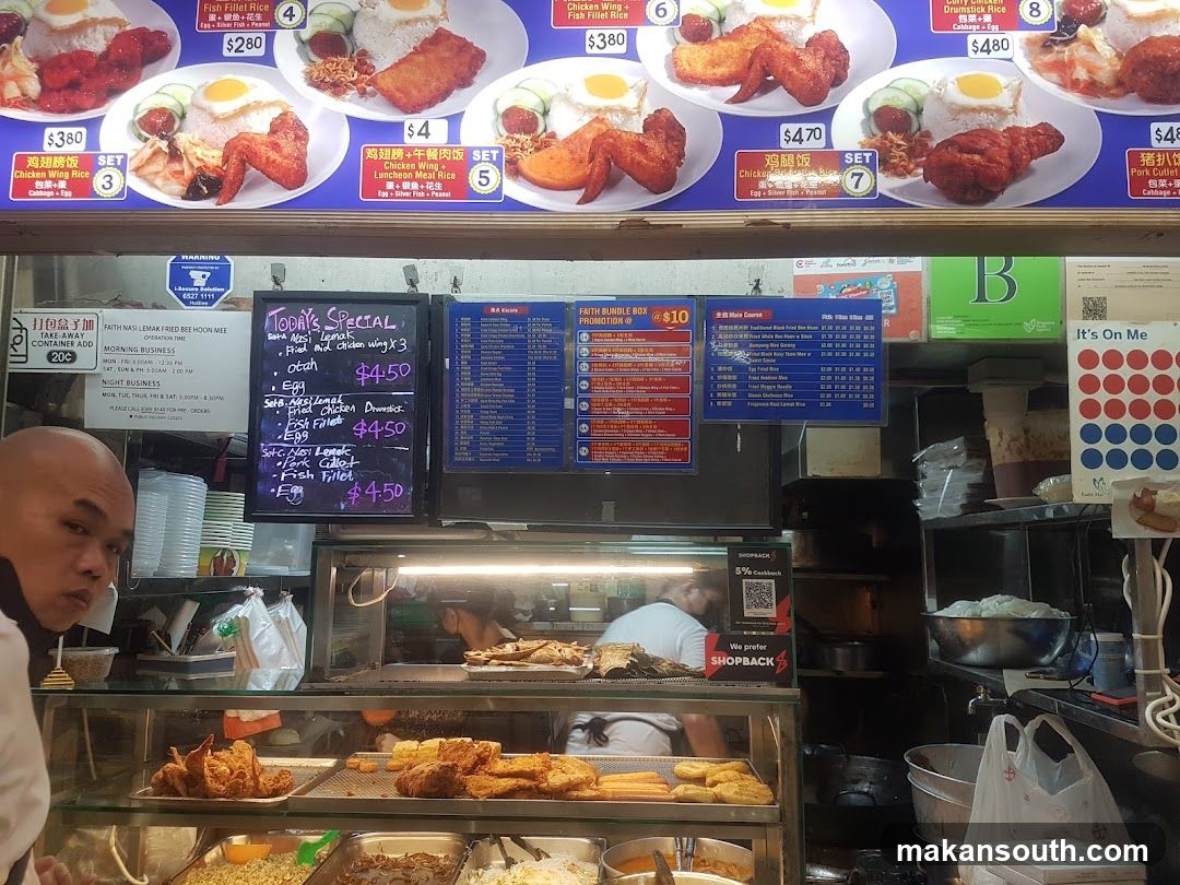 Food Stall Interior View