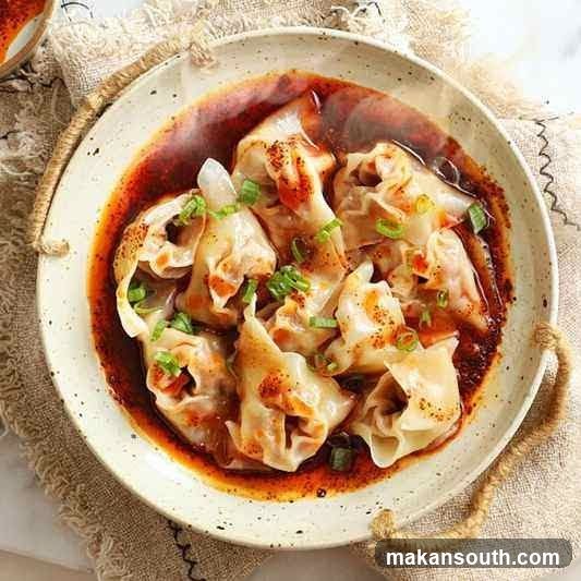 Dumplings in Spicy Sauce