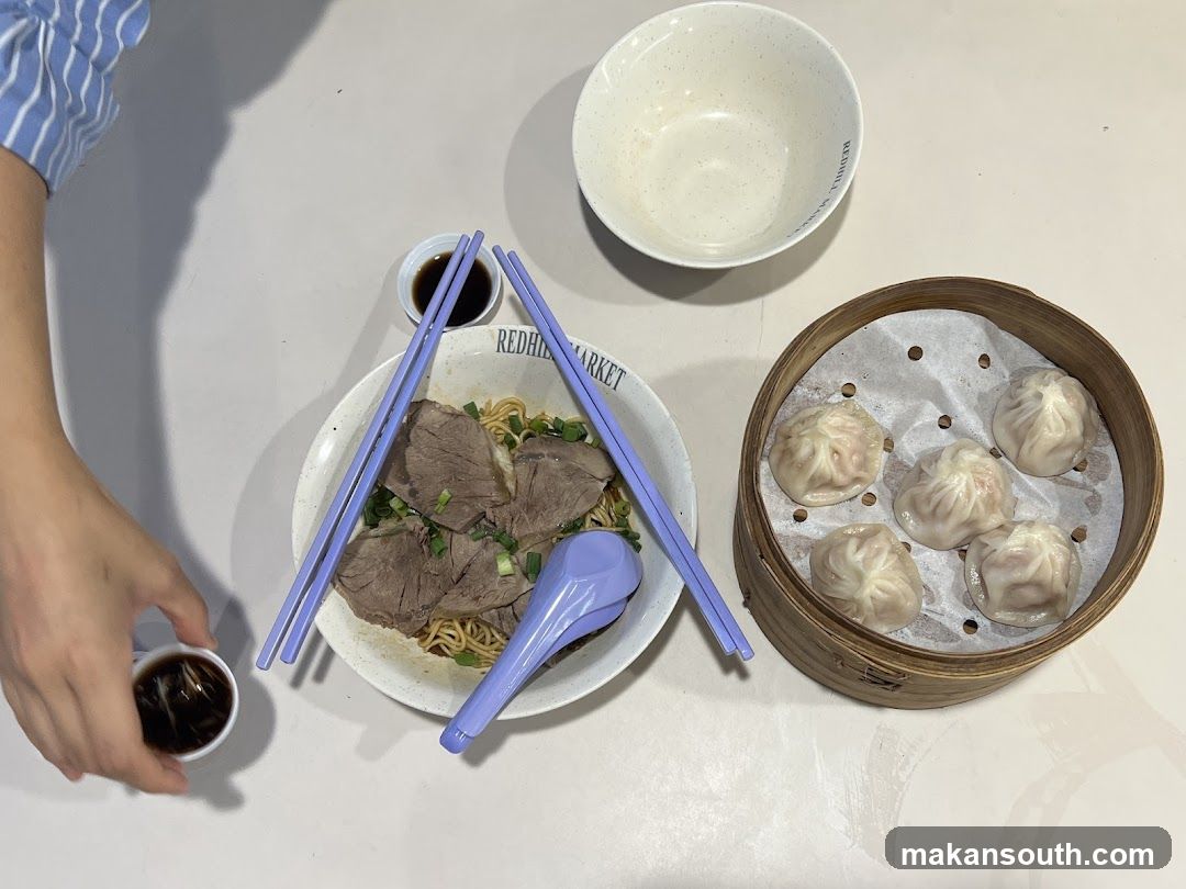 Dining Table with Chinese Food