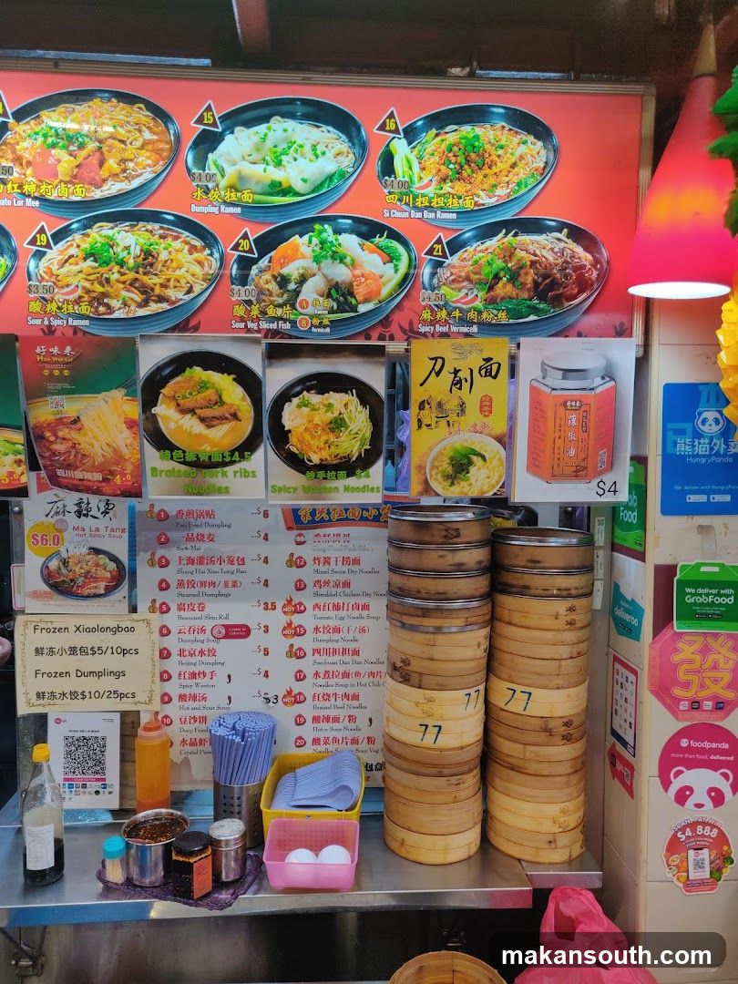 Noodle Shop Counter Display