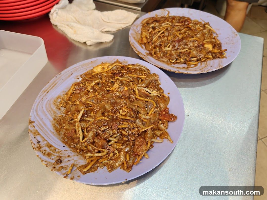 Chow Mein Dishes on Plates