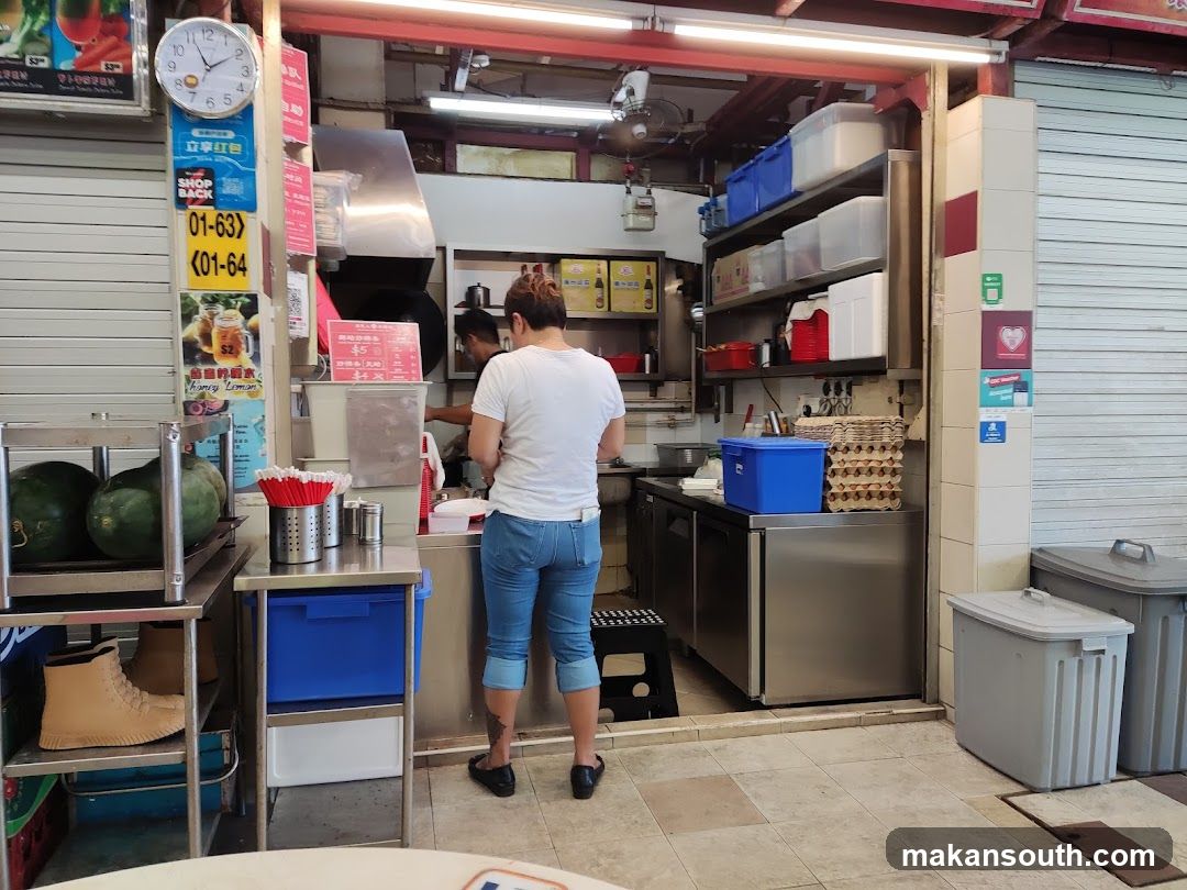 Food Stall Interior View