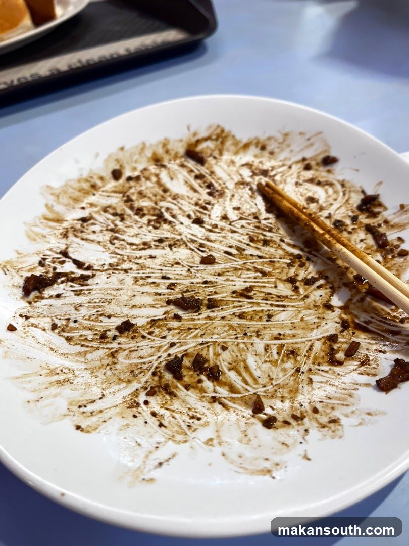 Empty Plate with Chopsticks