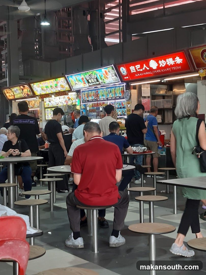 Food Court Interior Scene