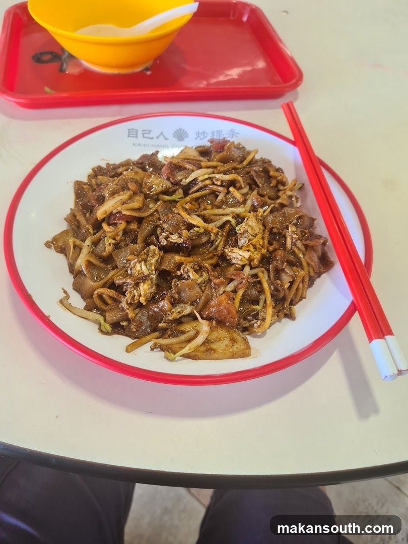 Plate of Char Kway Teow