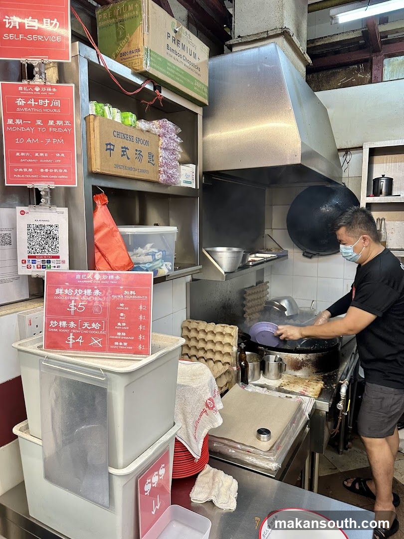 Kitchen Interior with Cooking Staff