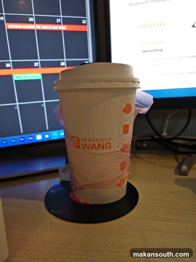 Heavenly Wang Cup on Desk