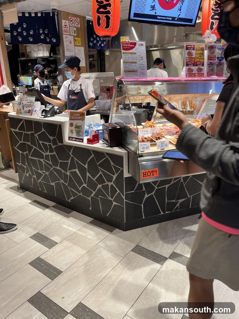 Japanese Food Counter Interior