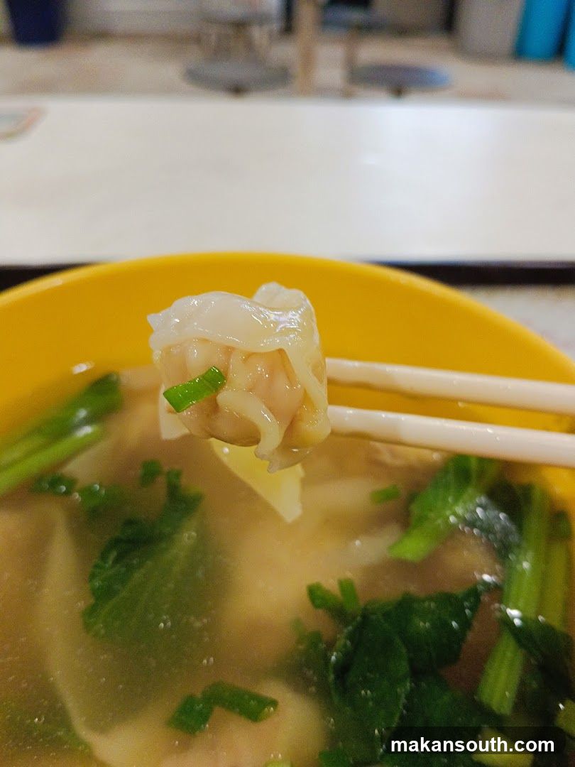 Wonton Soup with Chopsticks