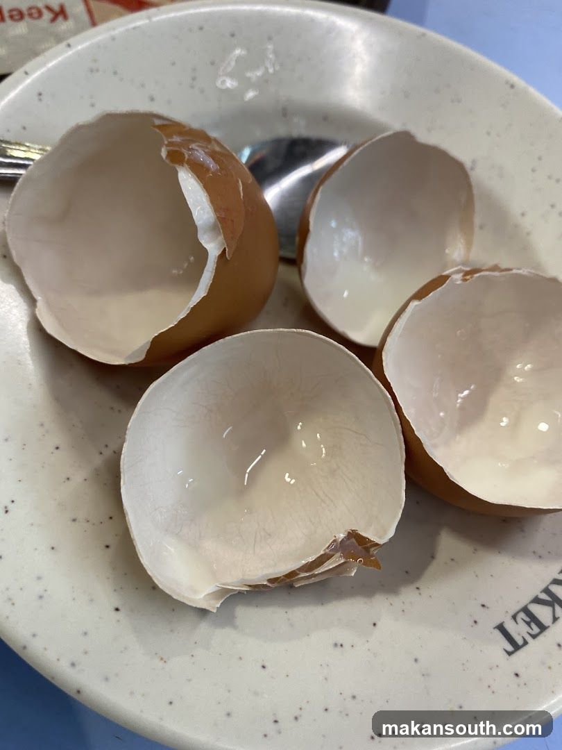 Egg Shells on a Plate