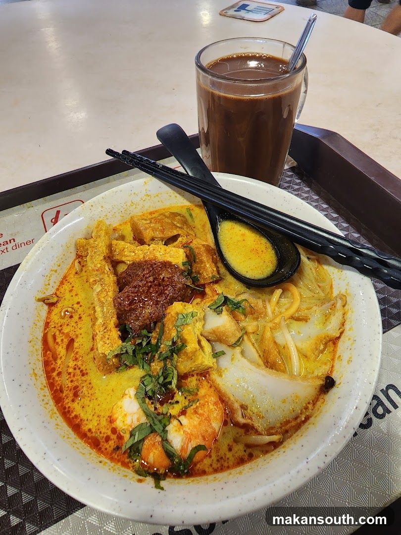 Laksa Bowl with Coffee