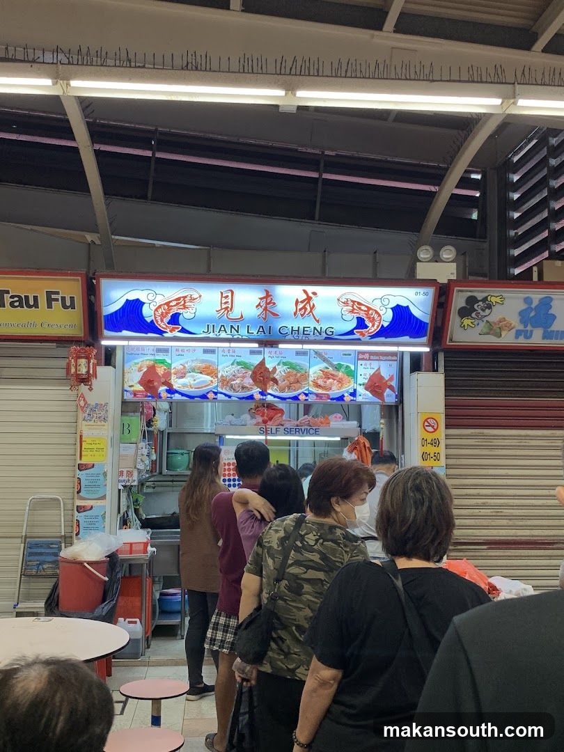 Food Stall Interior View