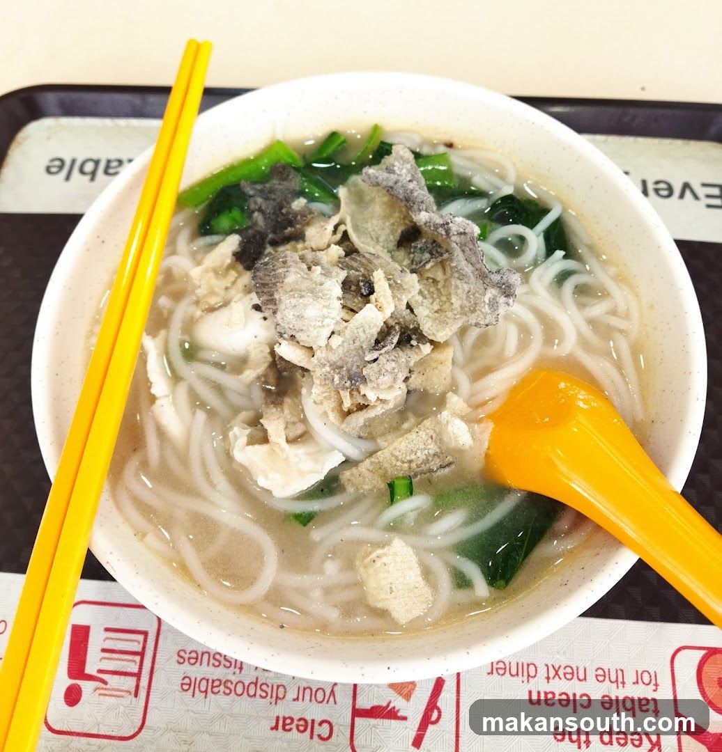Noodle Soup Bowl with Chopsticks and Spoon