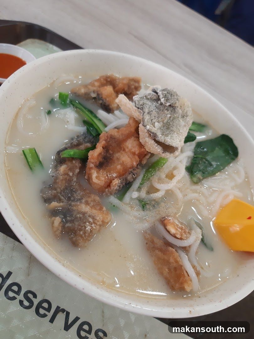 Bowl of Fish Mee Noodles
