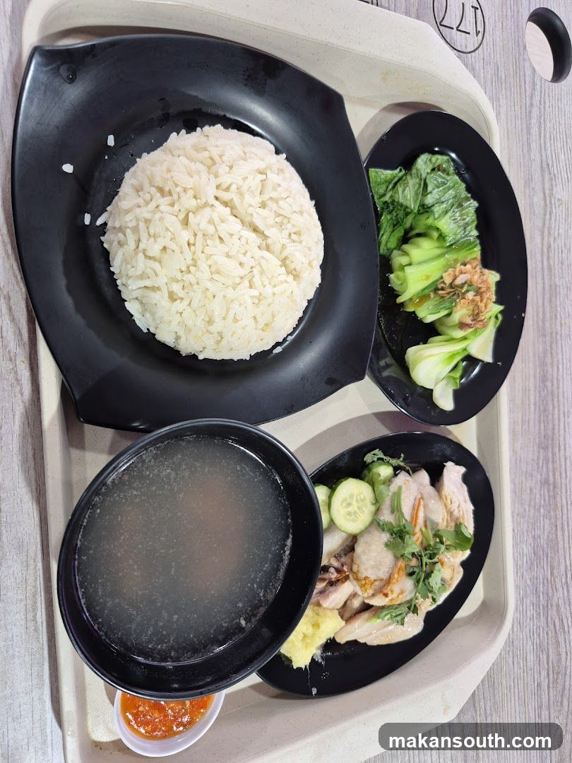 Hainanese Chicken Rice Meal