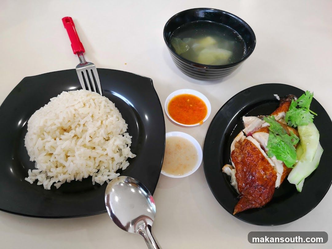 Hainanese Chicken Rice Meal