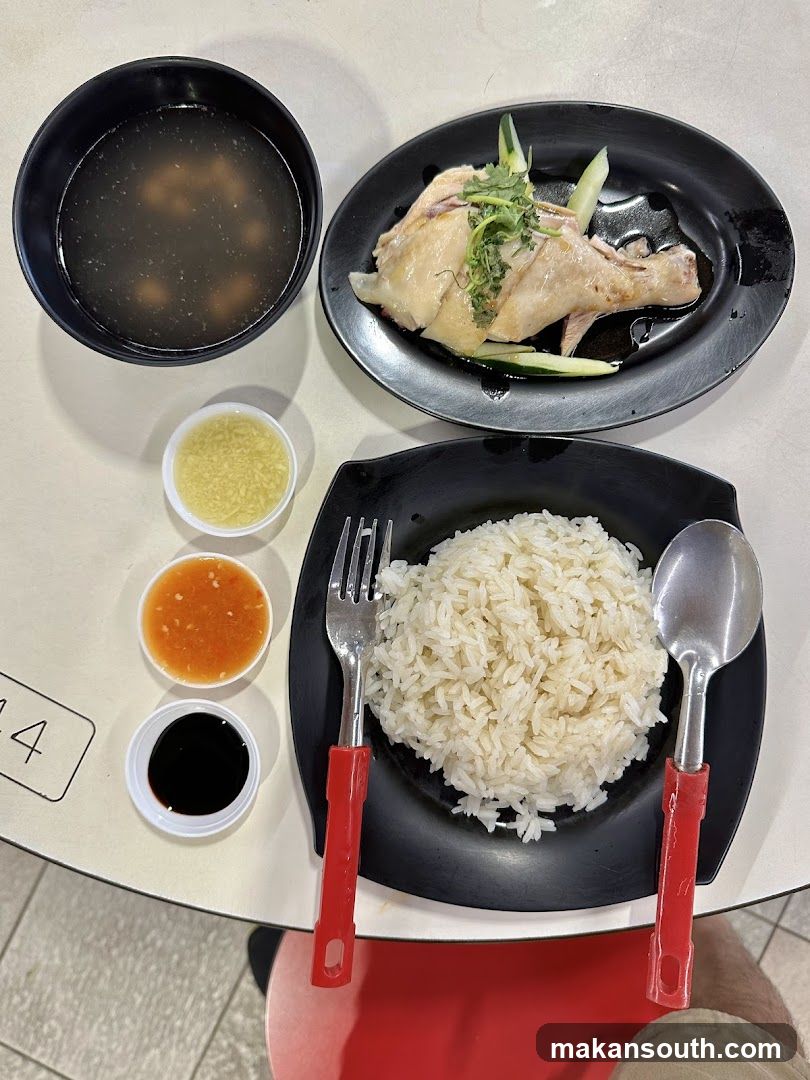 Hainanese Chicken Rice Meal