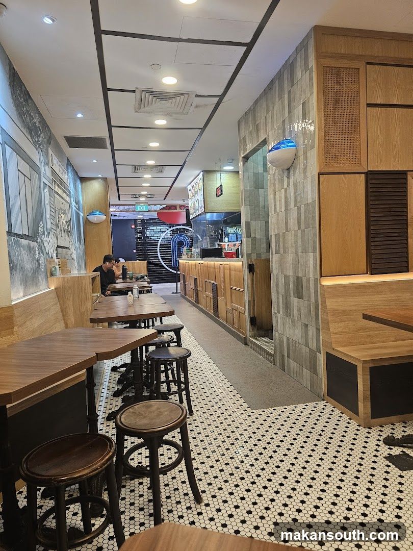 Interior of a modern cafe or restaurant
