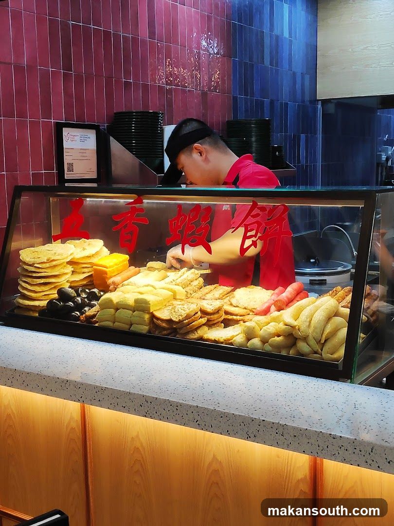 Food Display Counter with Staff
